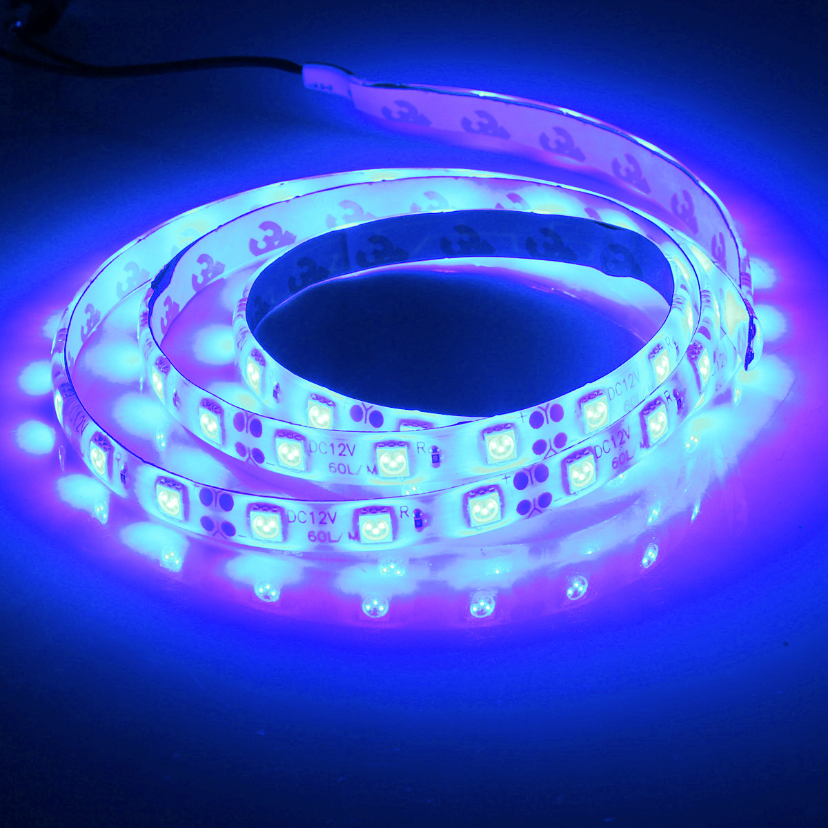 1M 60 LED 3528 5050 5630 SMD Flexible Strip Light Luz Tira Deco Lamp 12V DC - Imagen 3 de 7