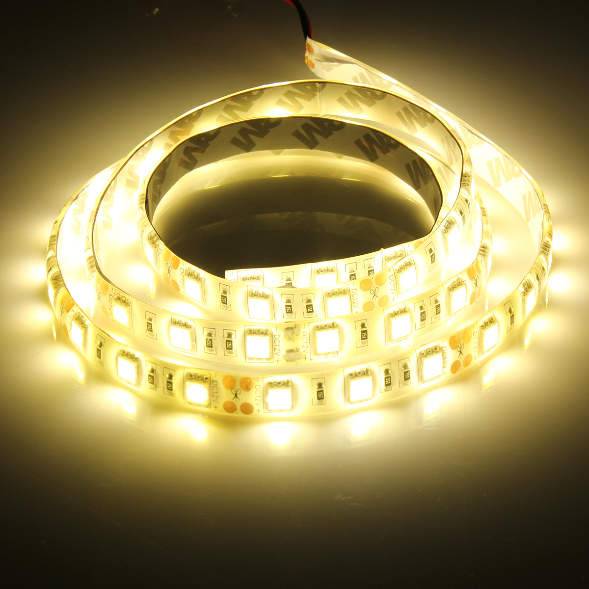 1M 60 LED 3528 5050 5630 SMD Flexible Strip Light Luz Tira Deco Lamp 12V DC - Imagen 6 de 7