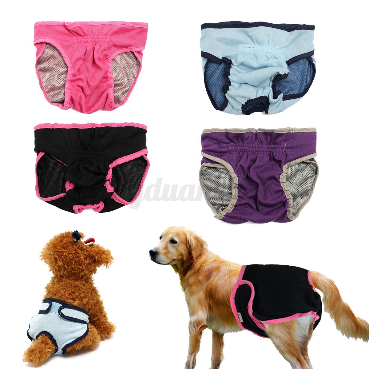 Female Pet Dog Physiological Cotton Pants Menstruation ...