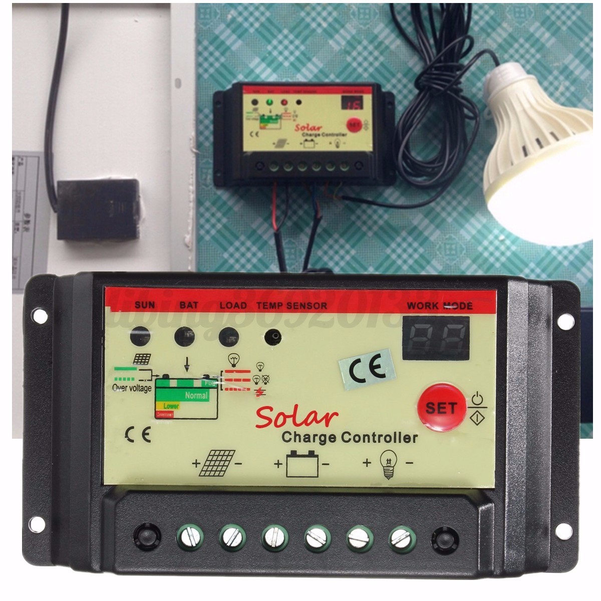 100W 18V Semi Flexible Solar Panel 12V/24V 10A Charger Controller Z Bracket UK - Picture 9 of 11