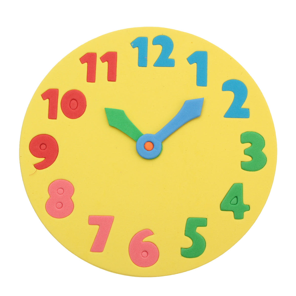 worksheet Learning Time foam number puzzle clock 18cm early learning time jigsaw assorted time