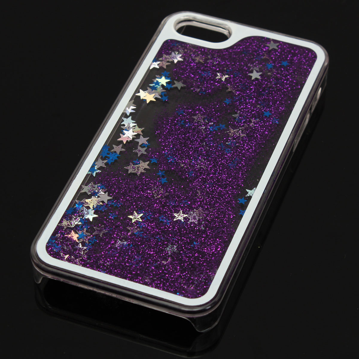 Iphone C Blue Glitter Case Iphone C Blue Glitter Case