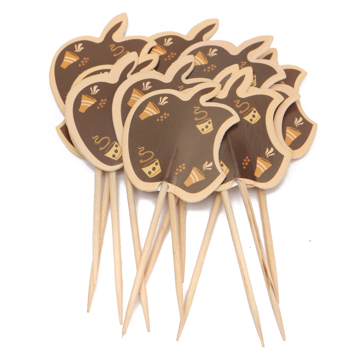 12pcs Paper Cupcake Food Picks Cocktail Sticks Toppers ...