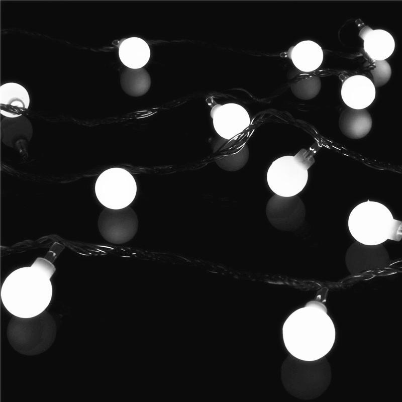 10M 100 Globes Ball Bulbs LED Fairy String Light Christmas Xmas Party Decor 110V
