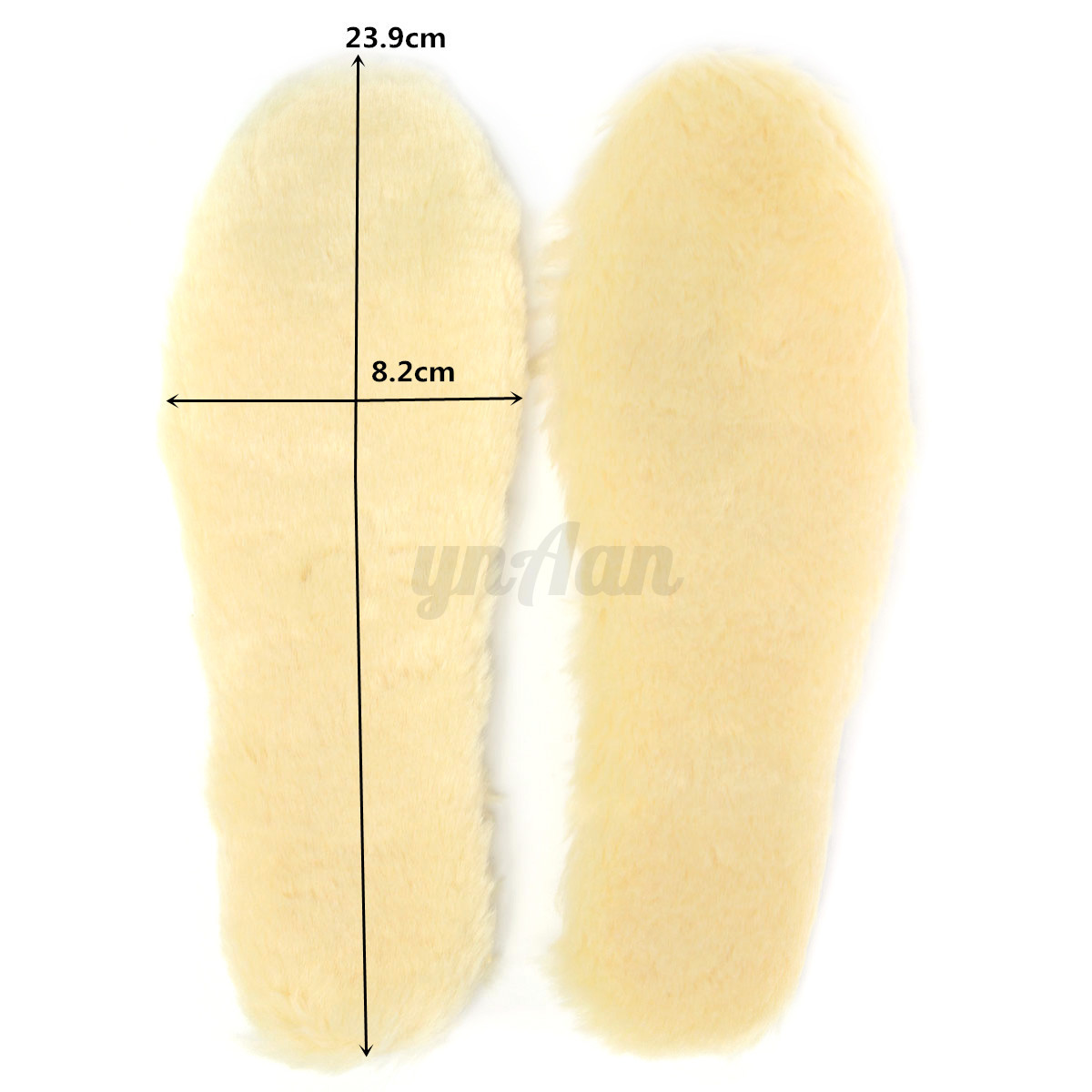 1 Pair Spare Sheepskin Sheep Fur Insoles Pads Mats Cushion