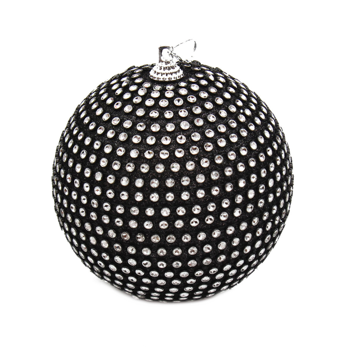 rhinestone baubles glitter black ball hanging xmas rhinestone baubles glitter black ball hanging xmas