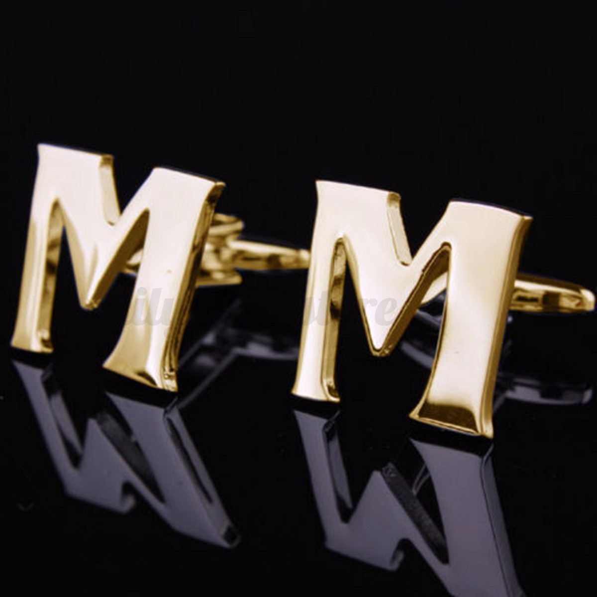 ... Initial-Letter-Cufflinks-Wedding-Gift-Shirt-Cuff-Links-Alphabet-Alloy