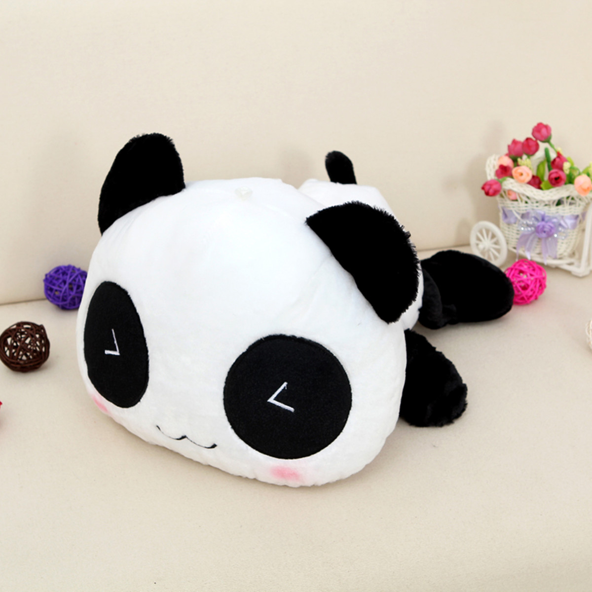 Stuffed Plush Doll Toy Animal Cute Panda Pillow Bolster Gift 25/35/45/55/70cm eBay