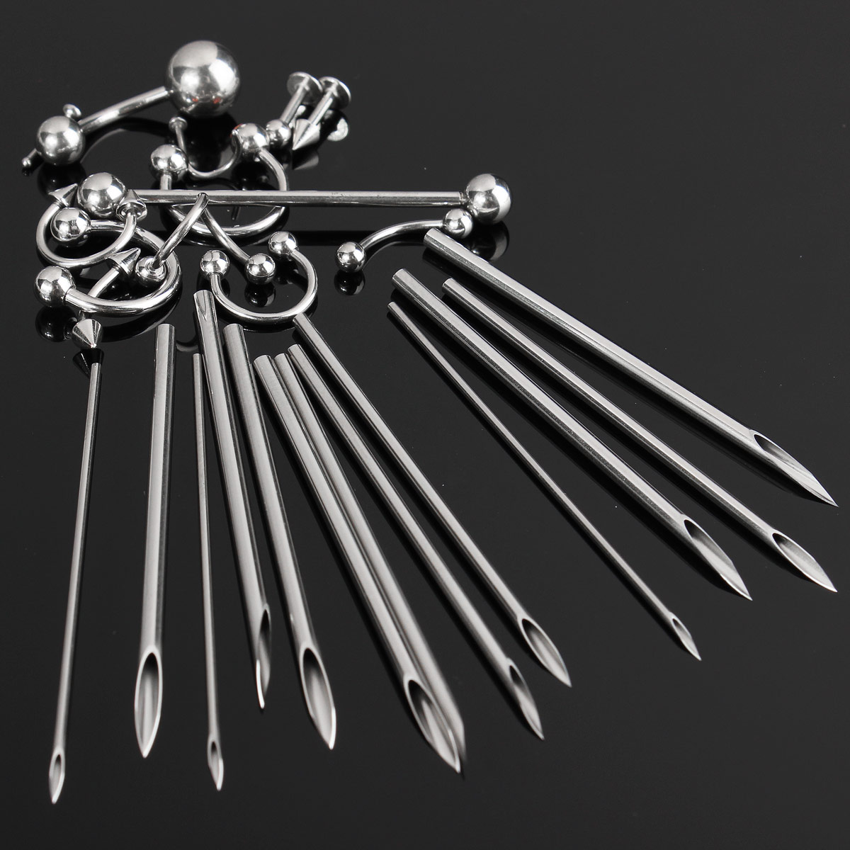 Disposable Ear Lip Nipple Belly Eye Body Piercing Tools
