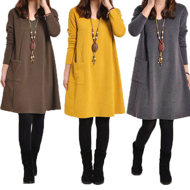 ladies dress long top