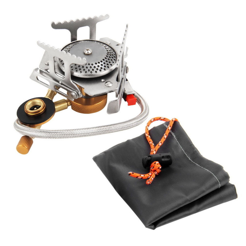 Portable Cookout Gas Stove Furnace Butane Burner Cookware Outdoor Camping Picnic - Picture 9 of 9