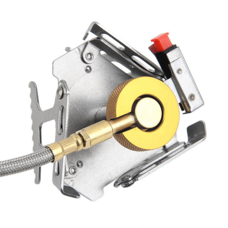 Portable Cookout Gas Stove Furnace Butane Burner Cookware Outdoor Camping Picnic - Picture 7 of 9