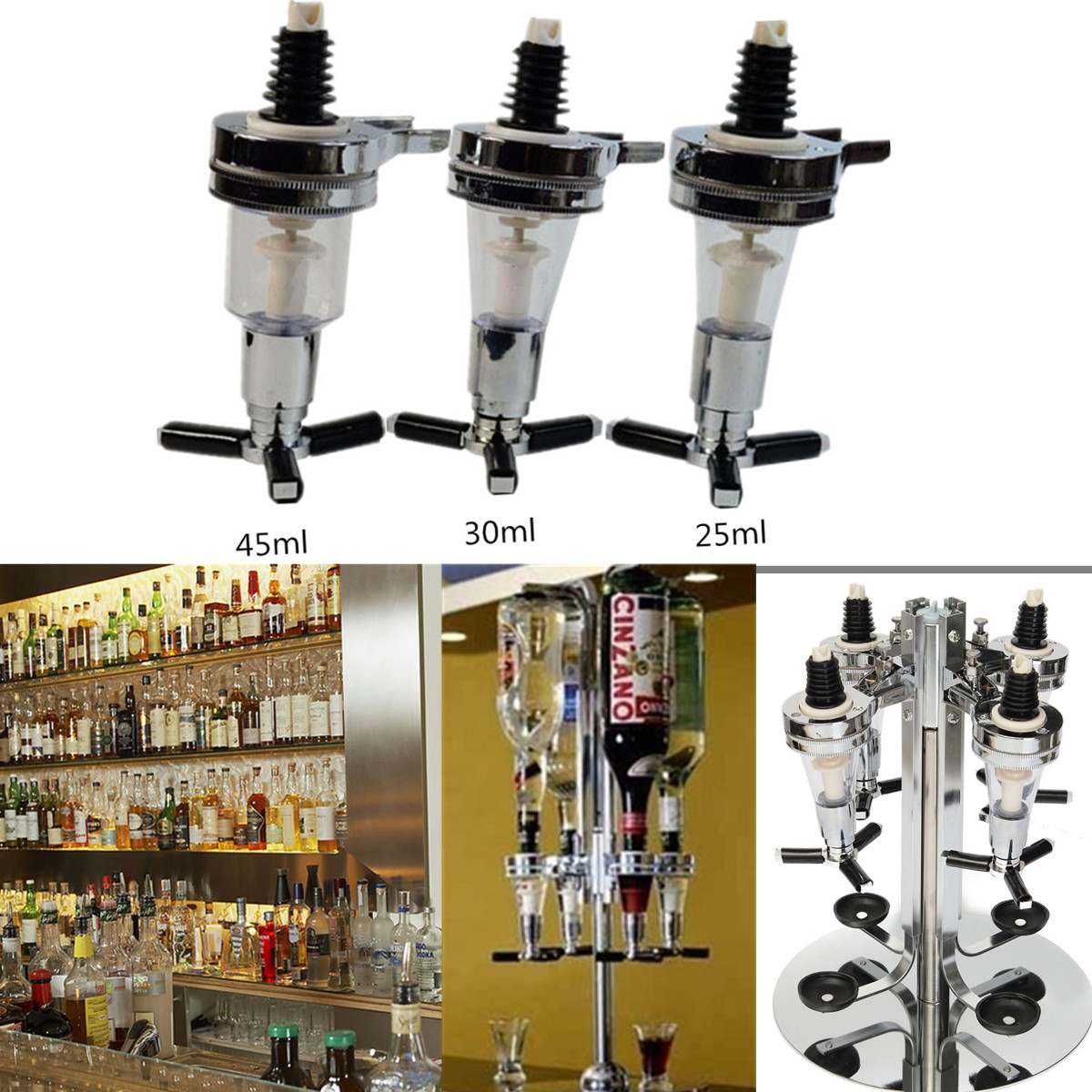 Bar Butler Wall Mounted Wine Alcohol Liquor ...