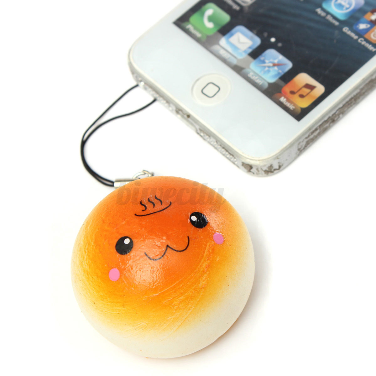 Random Squishy Cute Soft Panda/Bread/Donut Phone Keychain 10pcs eBay