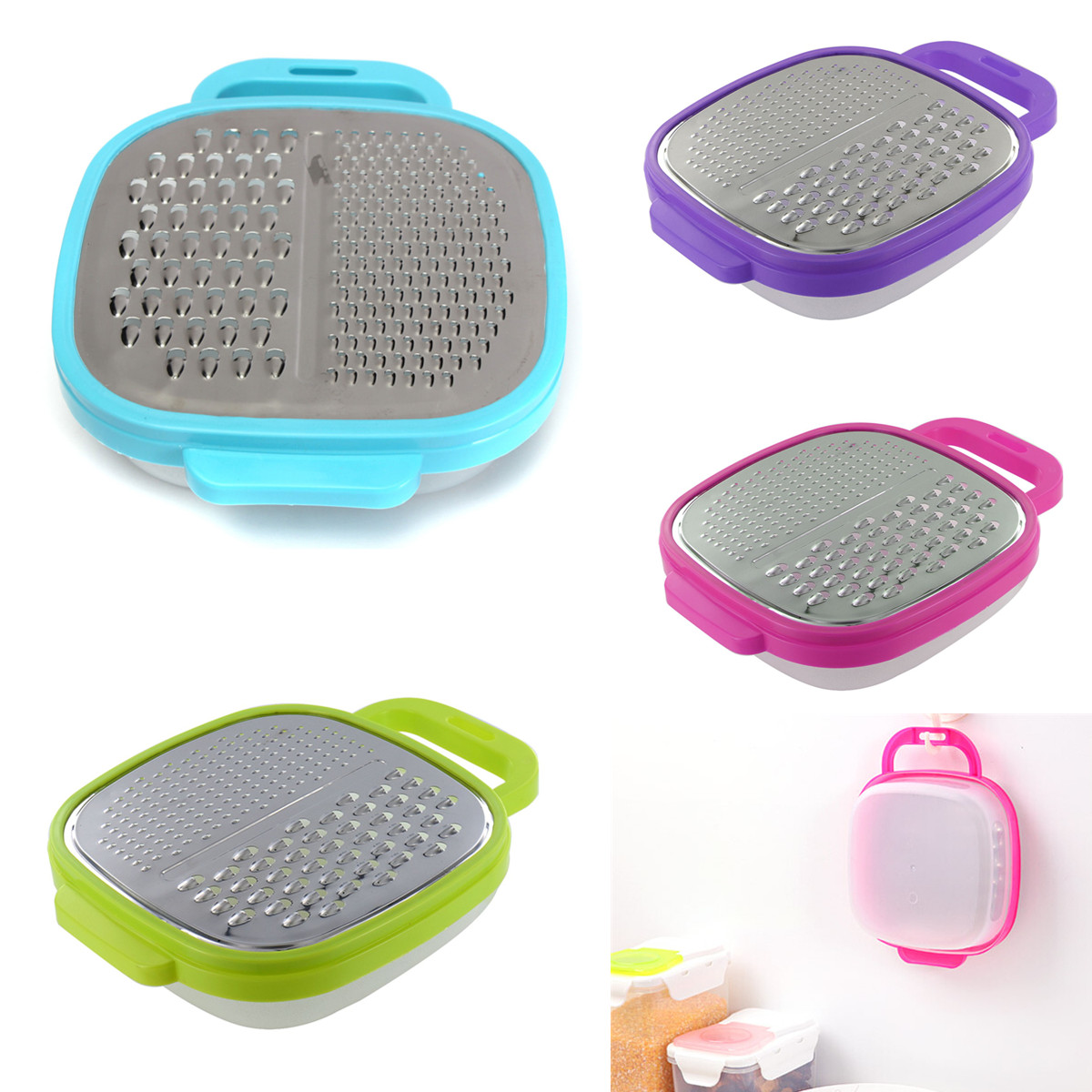 Cheese Vegetable Fruit Grater Zester Hand Held ...