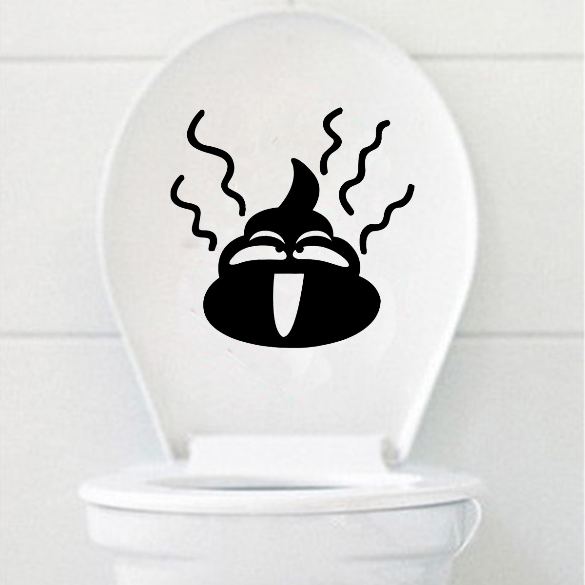 Wandtattoo Aufkleber WC Klo Deckel Toilette Bad Tür Sticker Modern Nett
