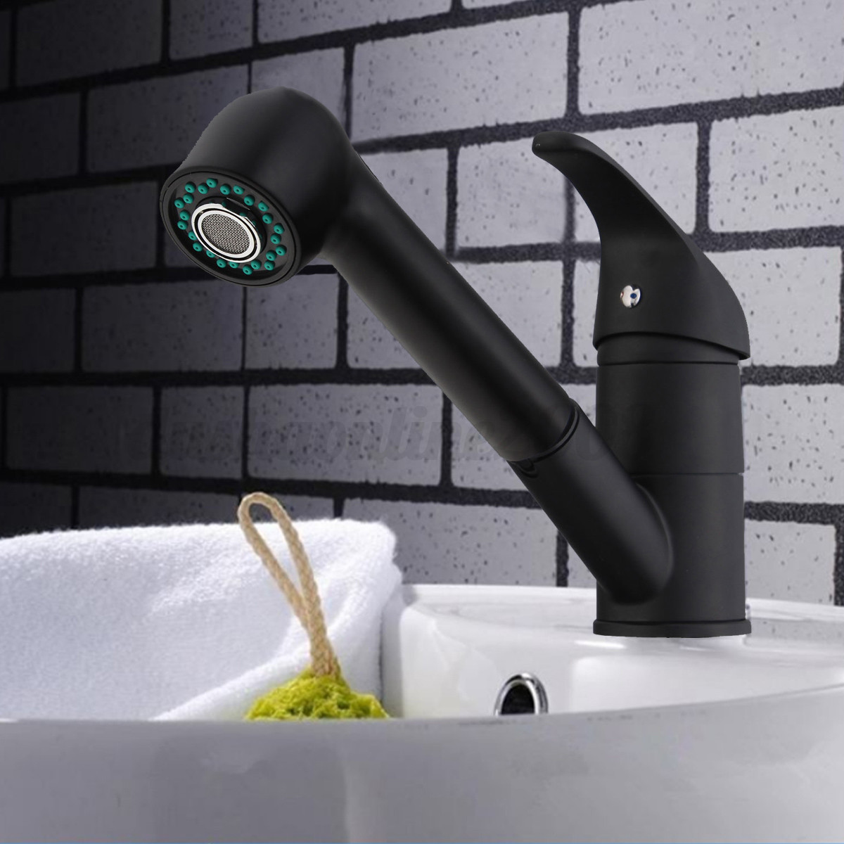 Robinet mitigeur mélangeur douchette cascade lavabo evier cuisine ...