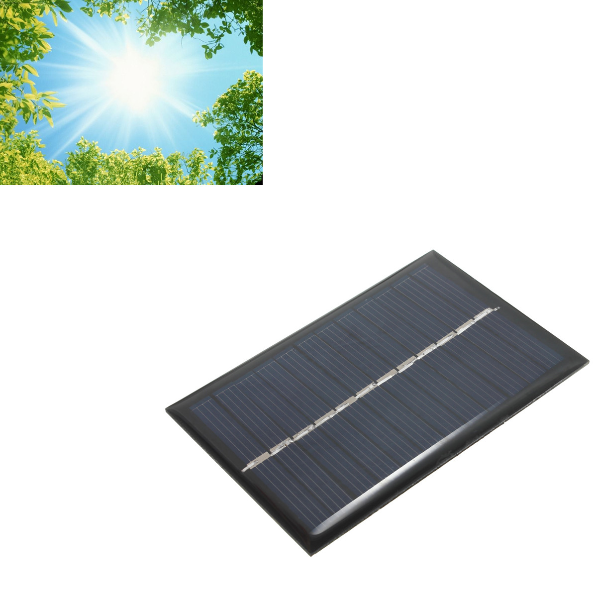 Mini 5V 250MA 1.25W Portable Solar Panel Module DIY for Cell Charger 