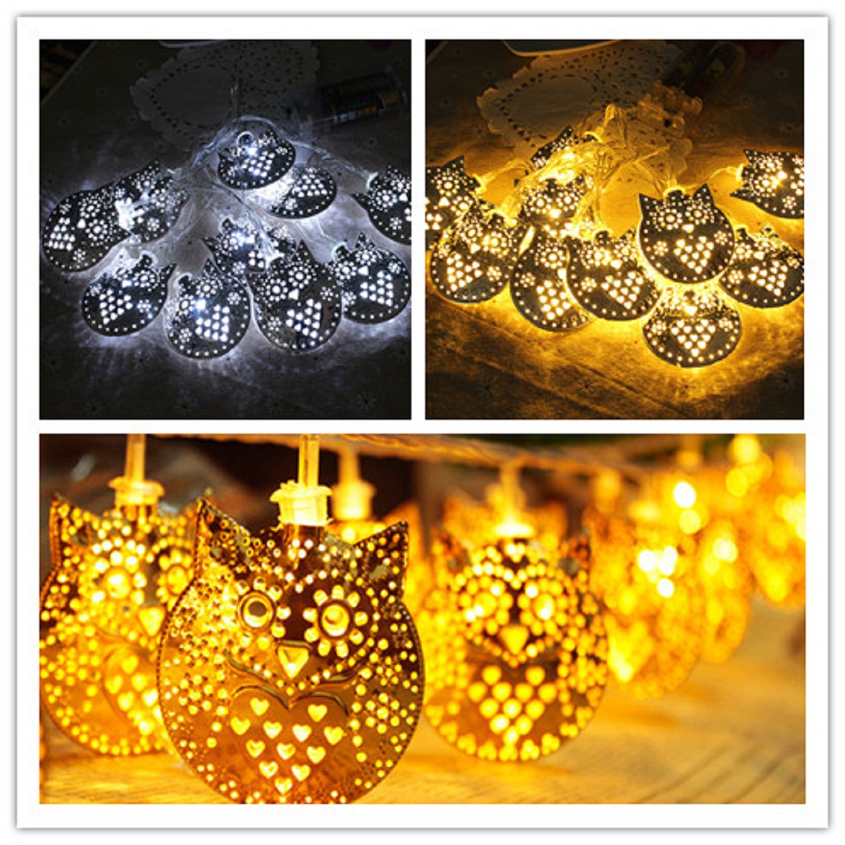 1 8m 10 led owl party string outdoor garden christmas owl party lights