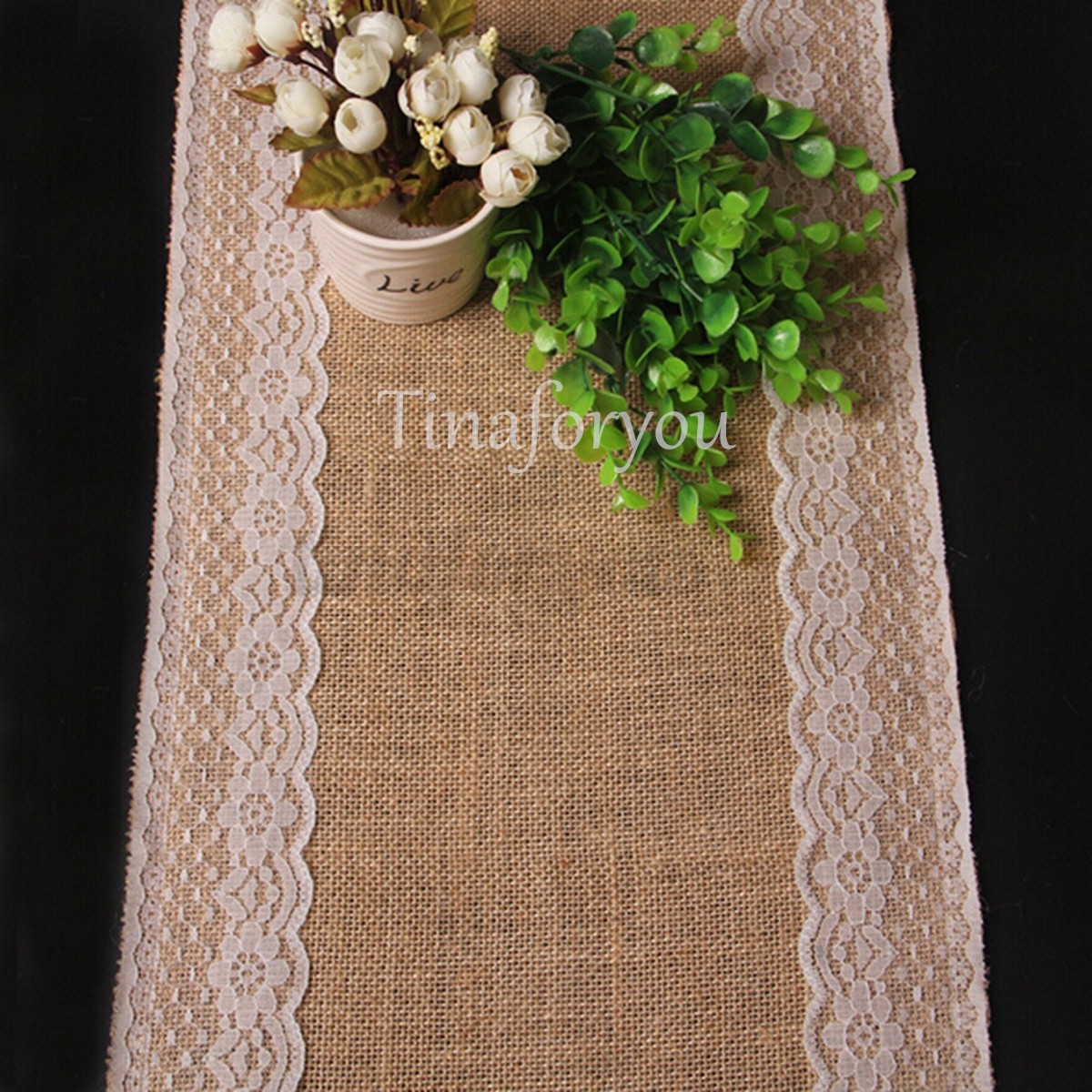 Deco Table Noel 2016 Toile De Jute