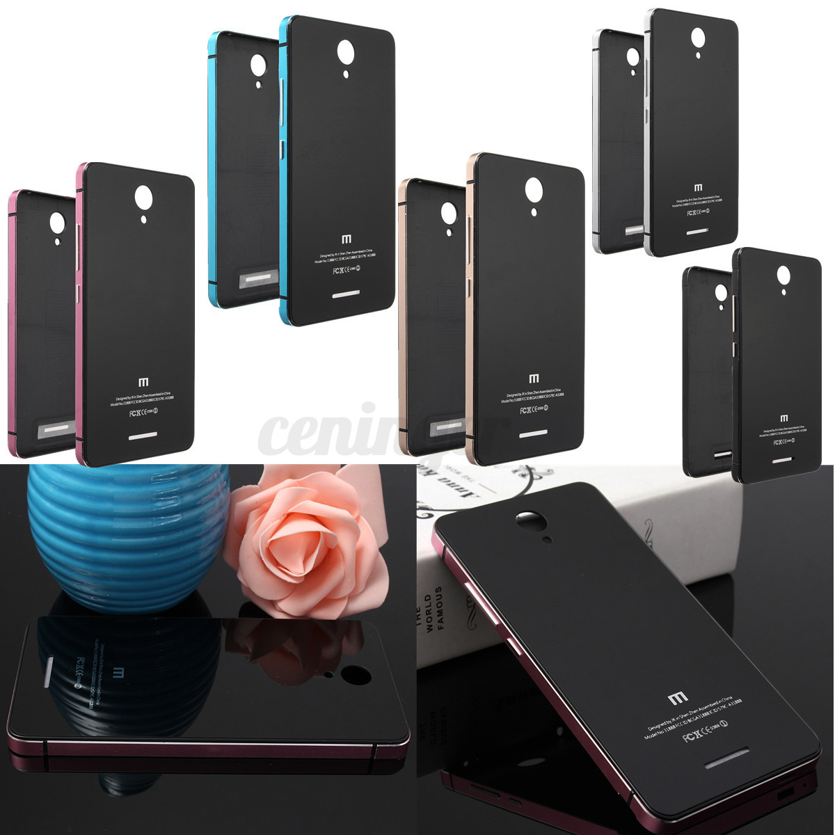 luxury metal frame tempered glass back cover for xiaomi redmi note 2 ebay luxury metal frame tempered glass back cover for xiaomi redmi note 2 ebay
