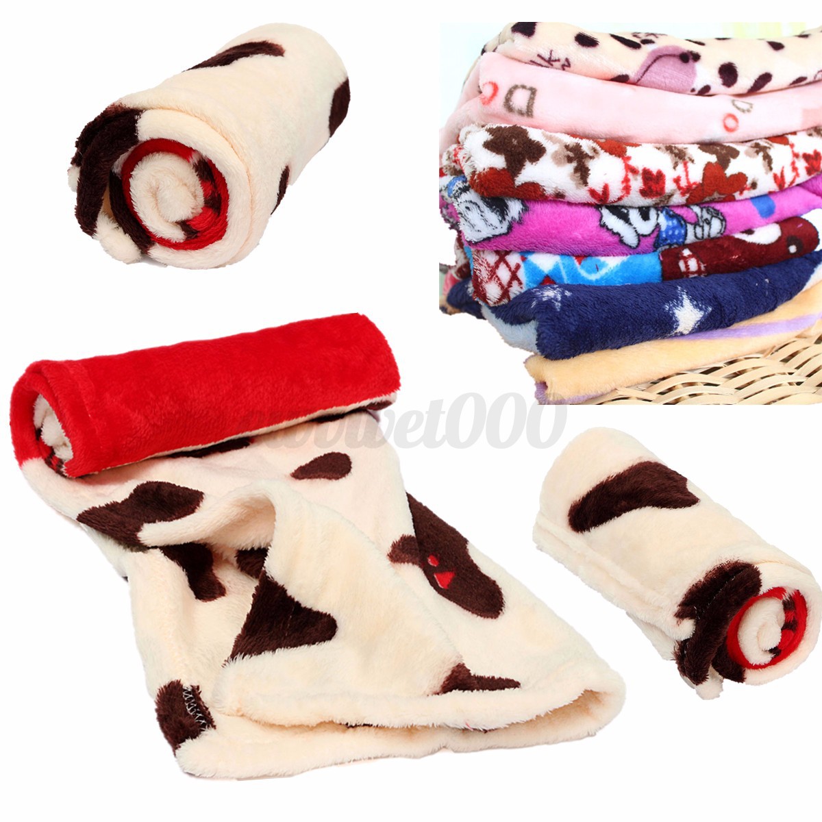 Soft Fleece Practical Pet Dog Cat Puppy ...