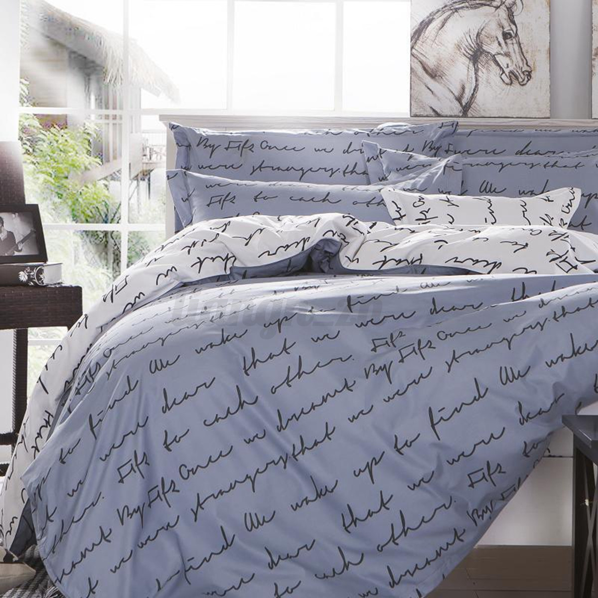 love letter duvet cover