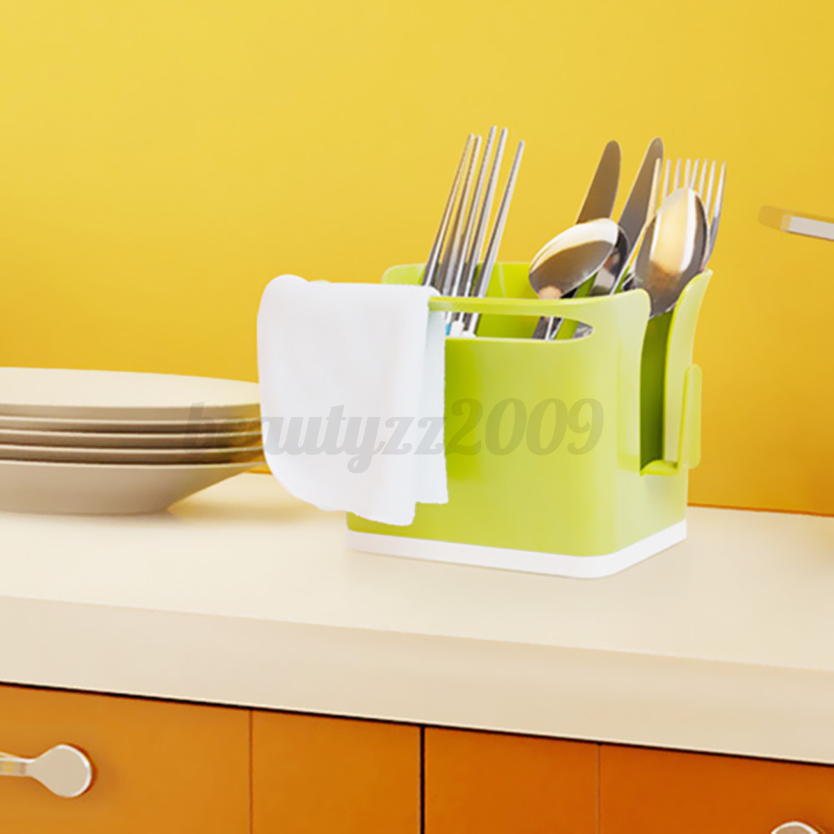 Scolapiatti organizzatore plastica deposito lavello cucina spugna ...