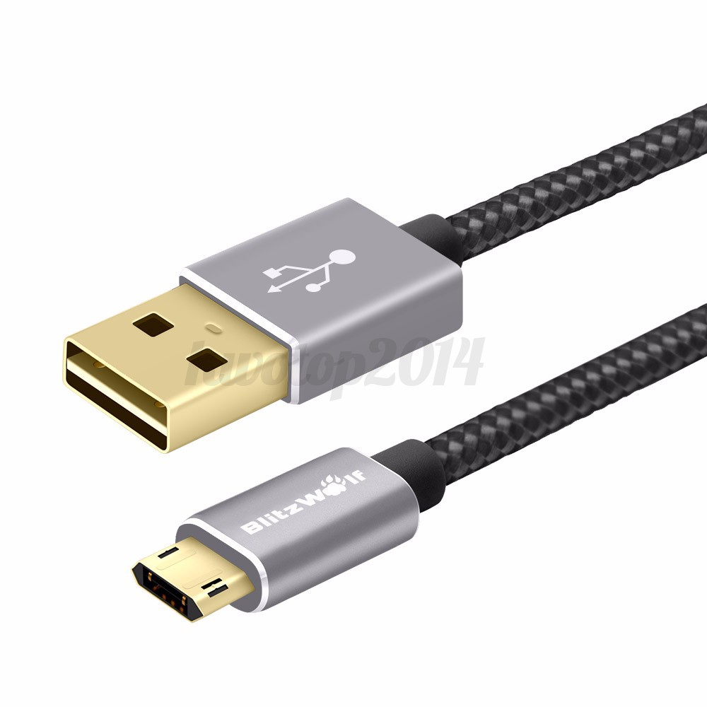 blitzwolf reversible 2 1a micro usb fast charging charge data sync cable ebay blitzwolf reversible 2 1a micro usb fast charging charge data sync cable ebay