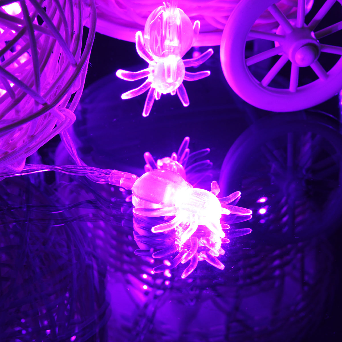 20 LED Halloween Party Spooky Spider Fairy Party String Light Lamp Battery Decor eBay
