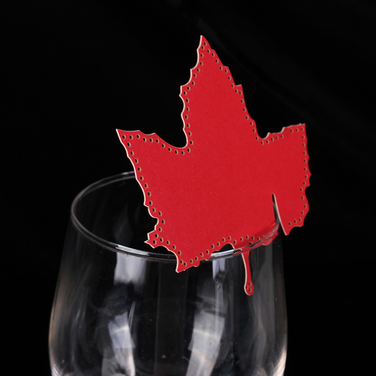 Christmas Wedding Name Place Cards For Wine Glass Laser Cut Pearlescent Card - Picture 40 of 78