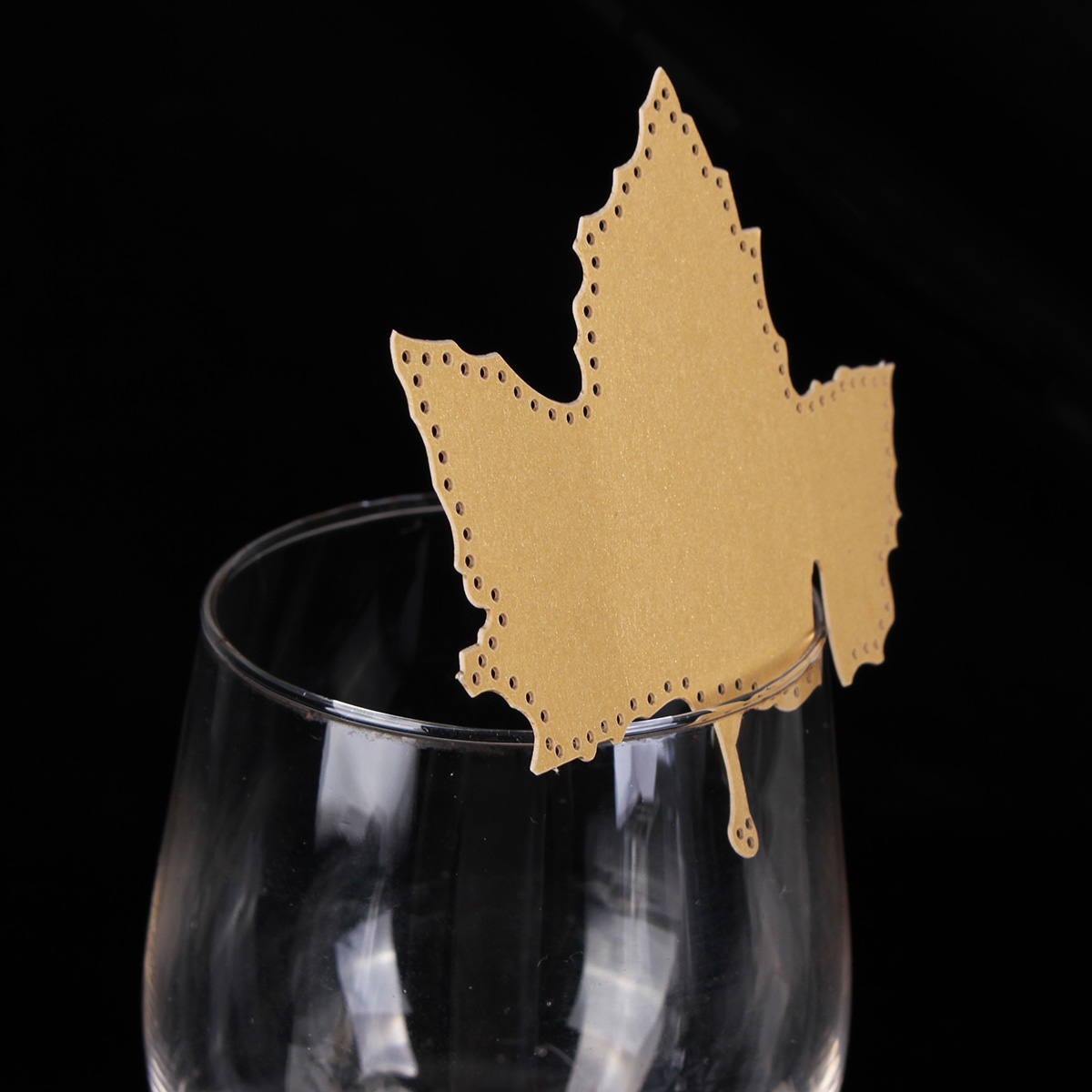 Christmas Wedding Name Place Cards For Wine Glass Laser Cut Pearlescent Card - Picture 41 of 78