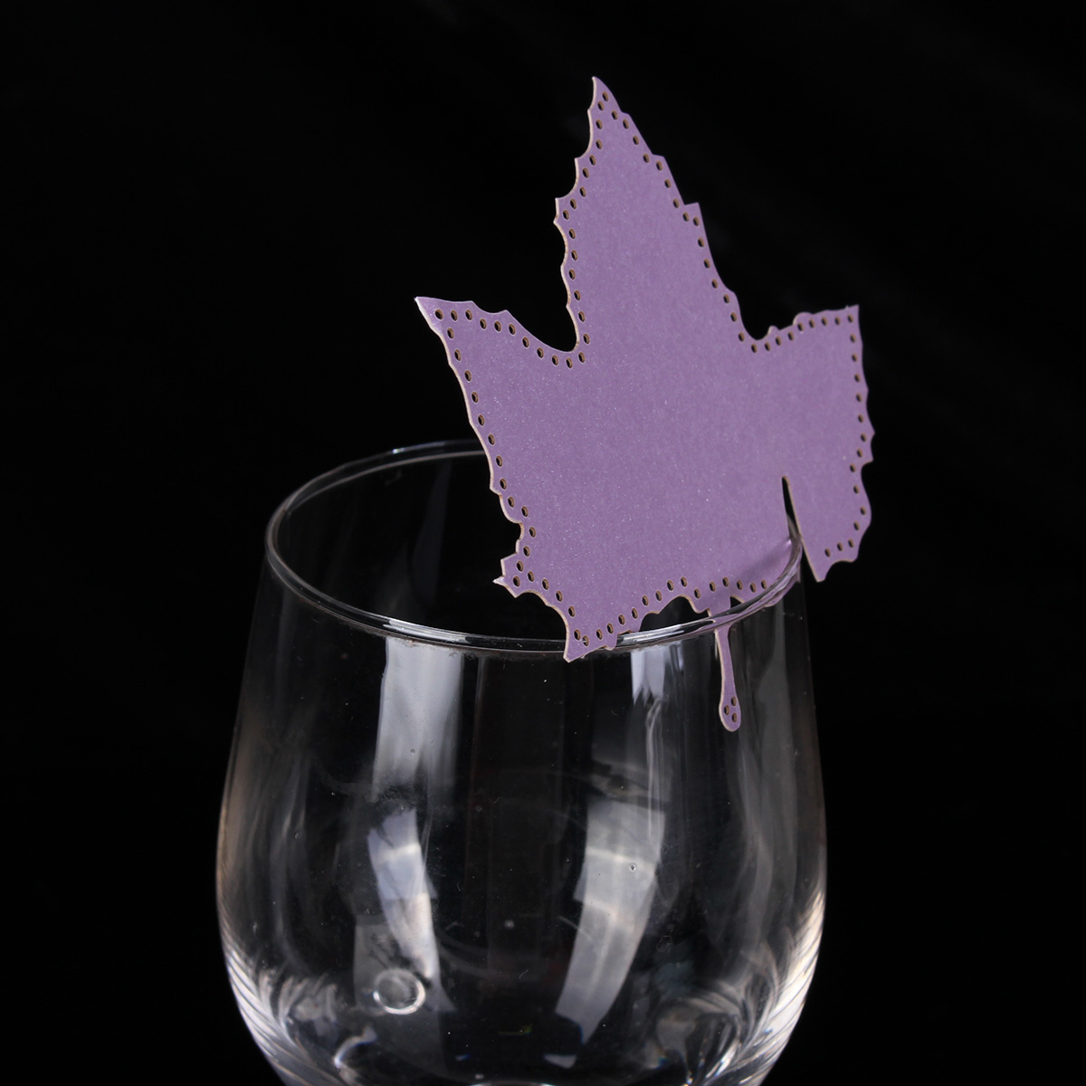 Christmas Wedding Name Place Cards For Wine Glass Laser Cut Pearlescent Card - Picture 43 of 78