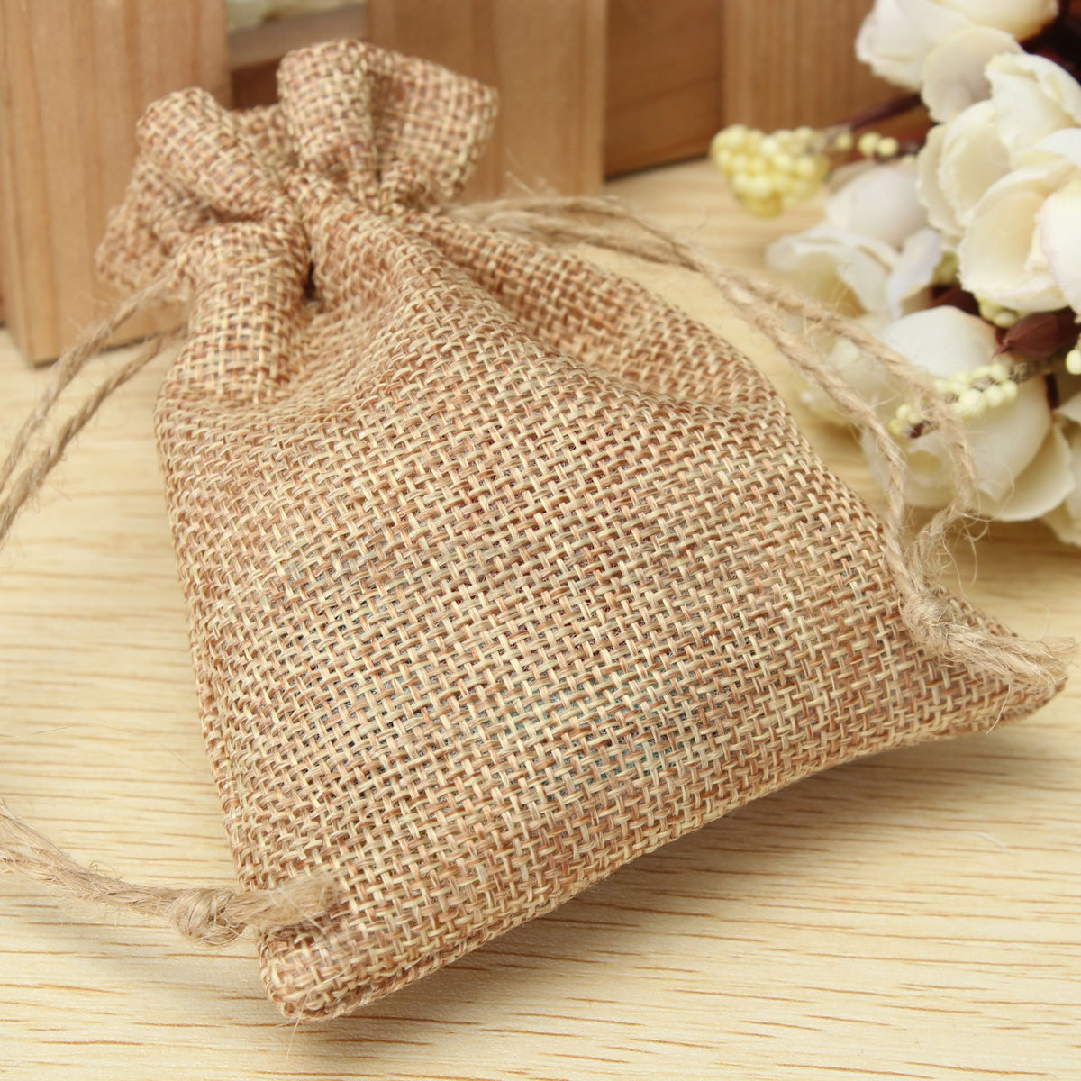 ... -Natural-Jute-Hessian-Drawstring-Pouch-Burlap-Wedding-Favor-Gift-Bags