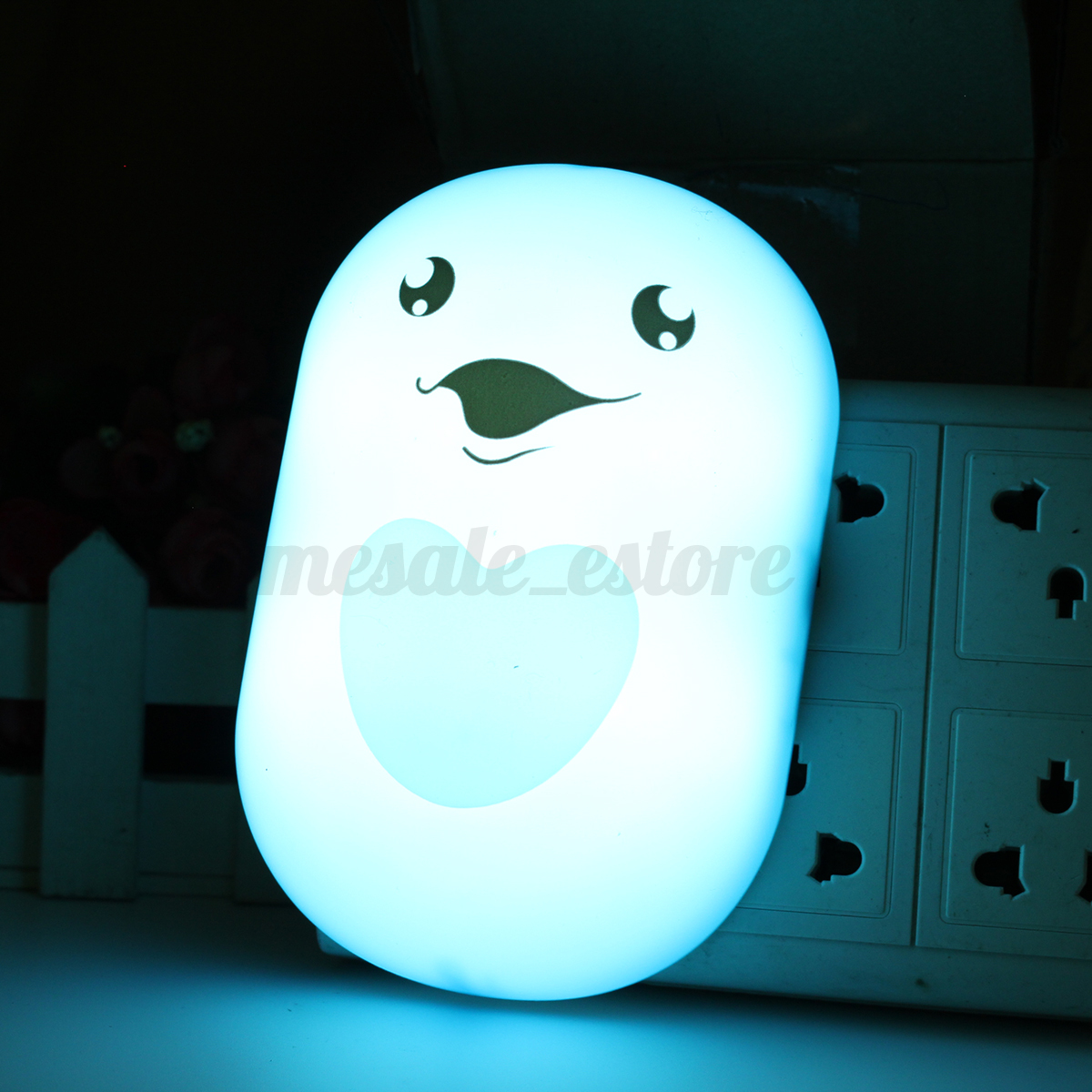 3D LED Cute DIY Night Light Wall Sticker Mural Kid Bedroom Decoration Wall Lamp eBay