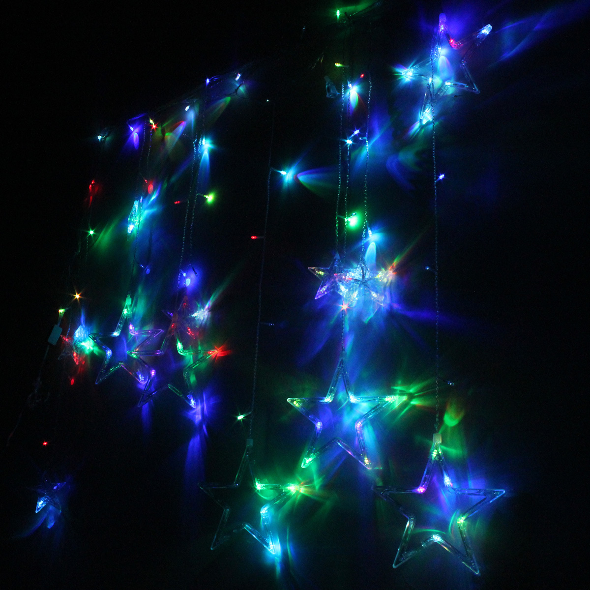 138 LED Christmas Wedding Xmas Party Decor String Fairy Window Wall Star Light eBay