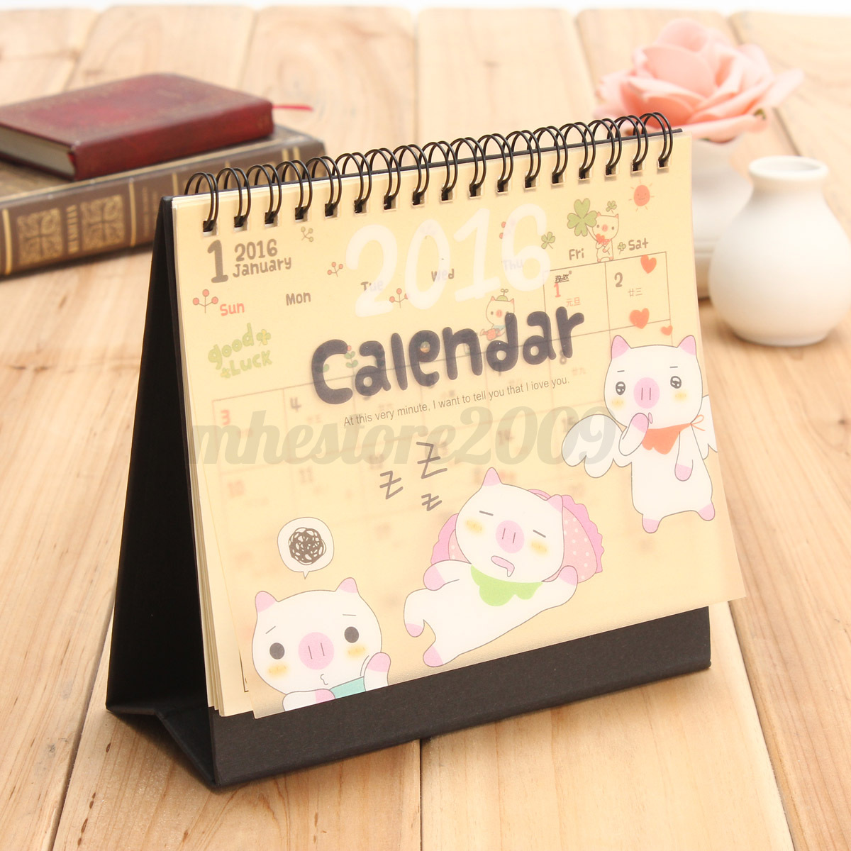 Table Calendar 2016 : New cartoon calendar desk table office flip stand Table Calendar 2016 : New cartoon calendar desk table office flip stand