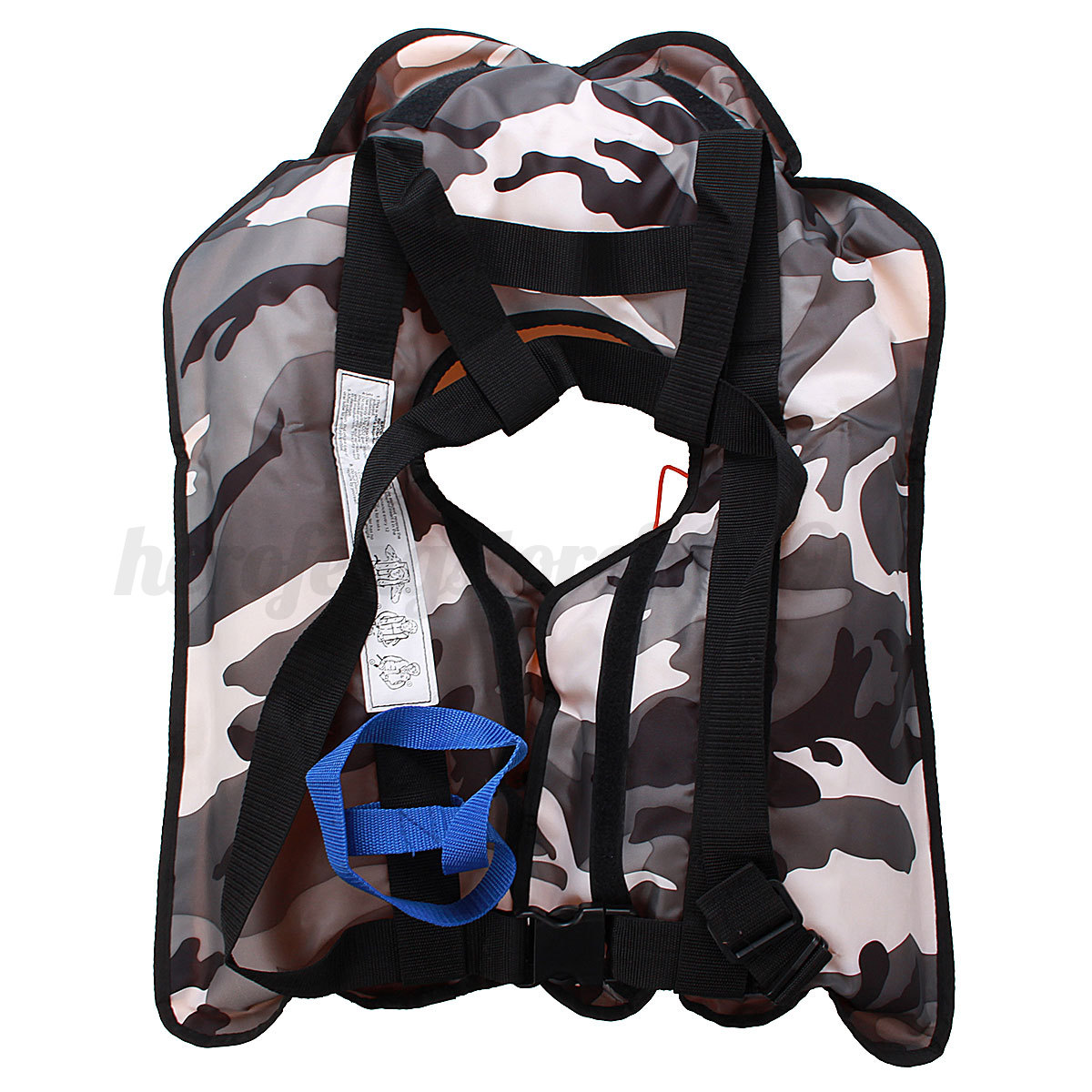 Camouflage Adult Inflatable Life Jacket Inflation 150N PFD Manual