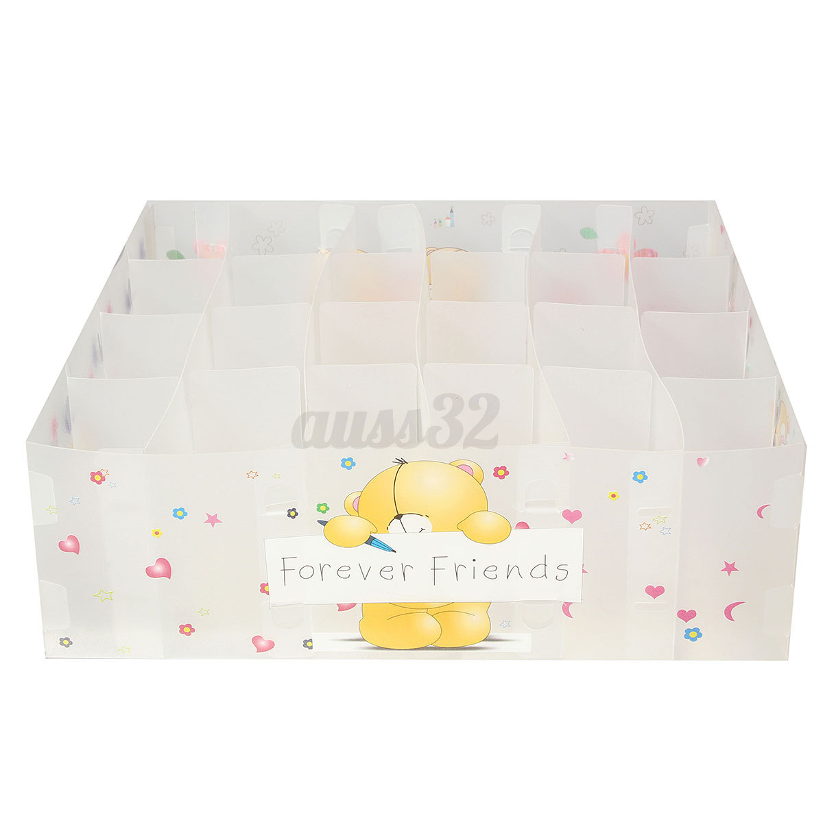 6 12 24 grid socks ties divider drawer closet organizer storage box ebay 6 12 24 grid socks ties divider drawer closet organizer storage box ebay