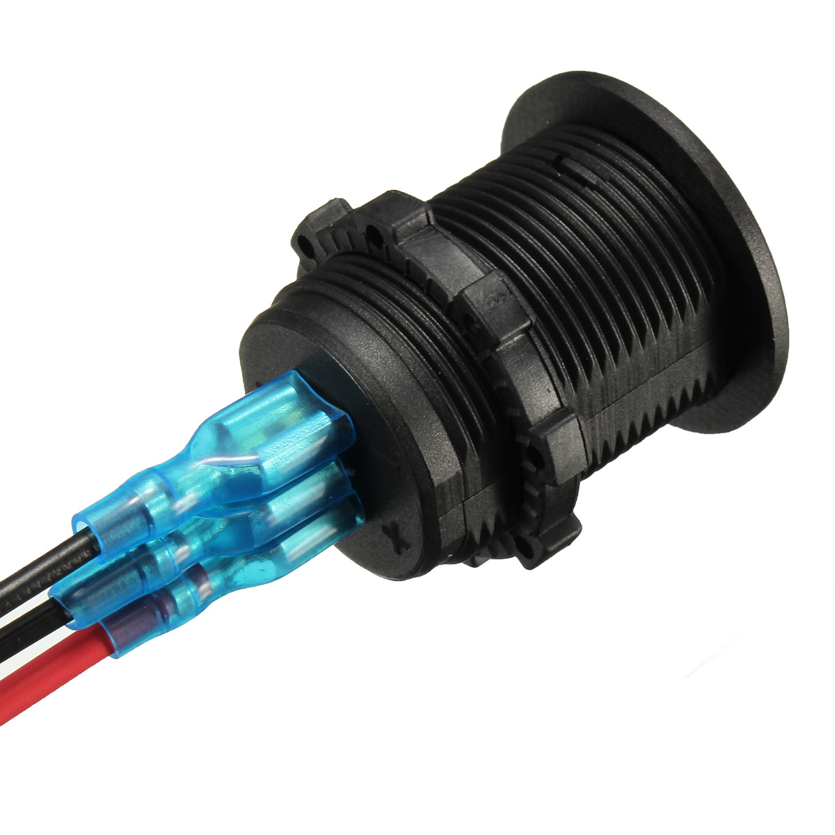 Auto KFZ LKW Digital Amperemeter Strommesser Rot LED Anzeige 1-10A mit Kabel - Bild 5 von 6