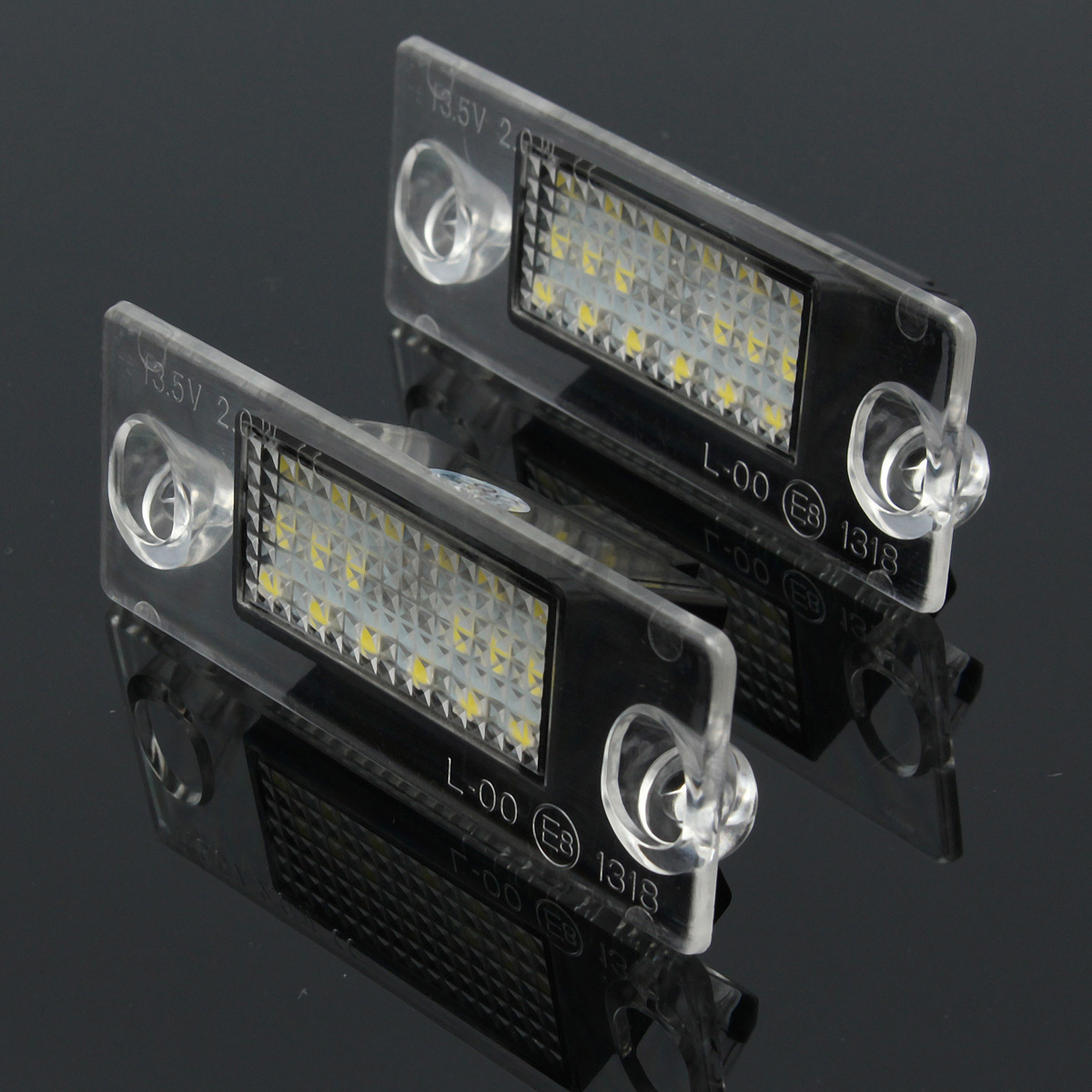 2x Error Free LED SMD License Number Plate Lights For Audi A4 S4 B5 98-01 White - Imagen 2 de 9