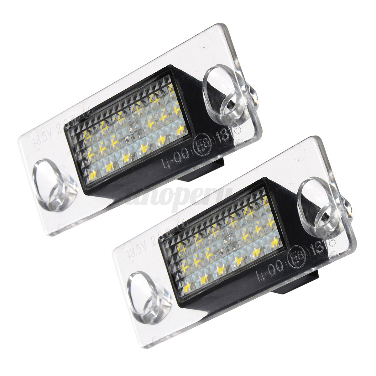 2x Error Free LED SMD License Number Plate Lights For Audi A4 S4 B5 98-01 White - Imagen 7 de 9