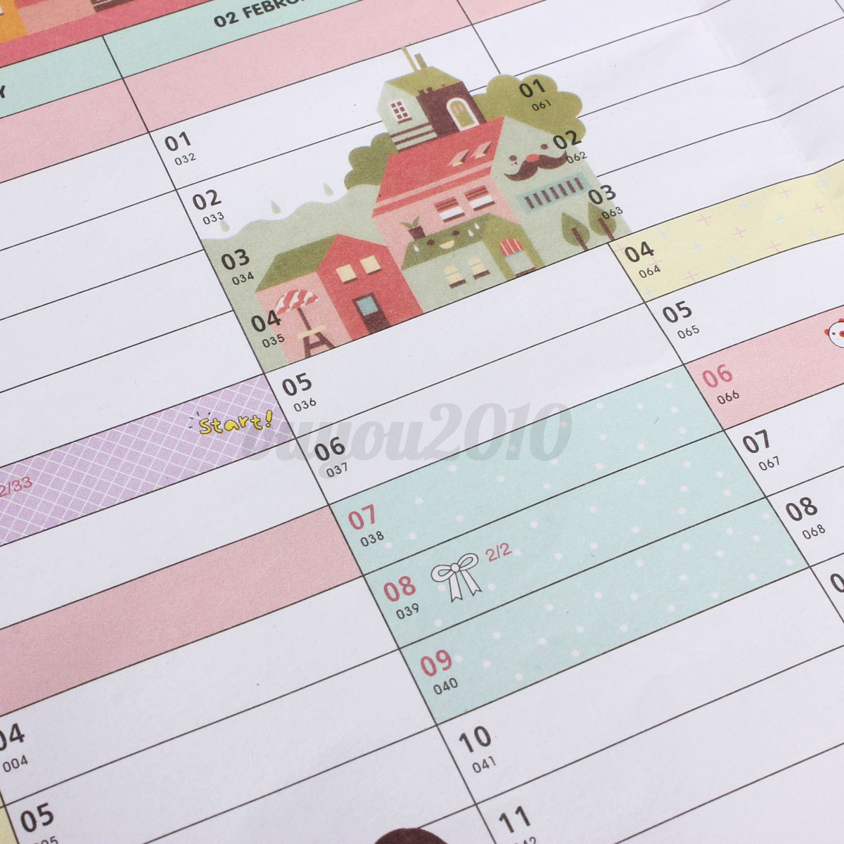 Hanging Planner Calendar : Year wall hanging calendar planner daily monthly Hanging Planner Calendar : Year wall hanging calendar planner daily monthly
