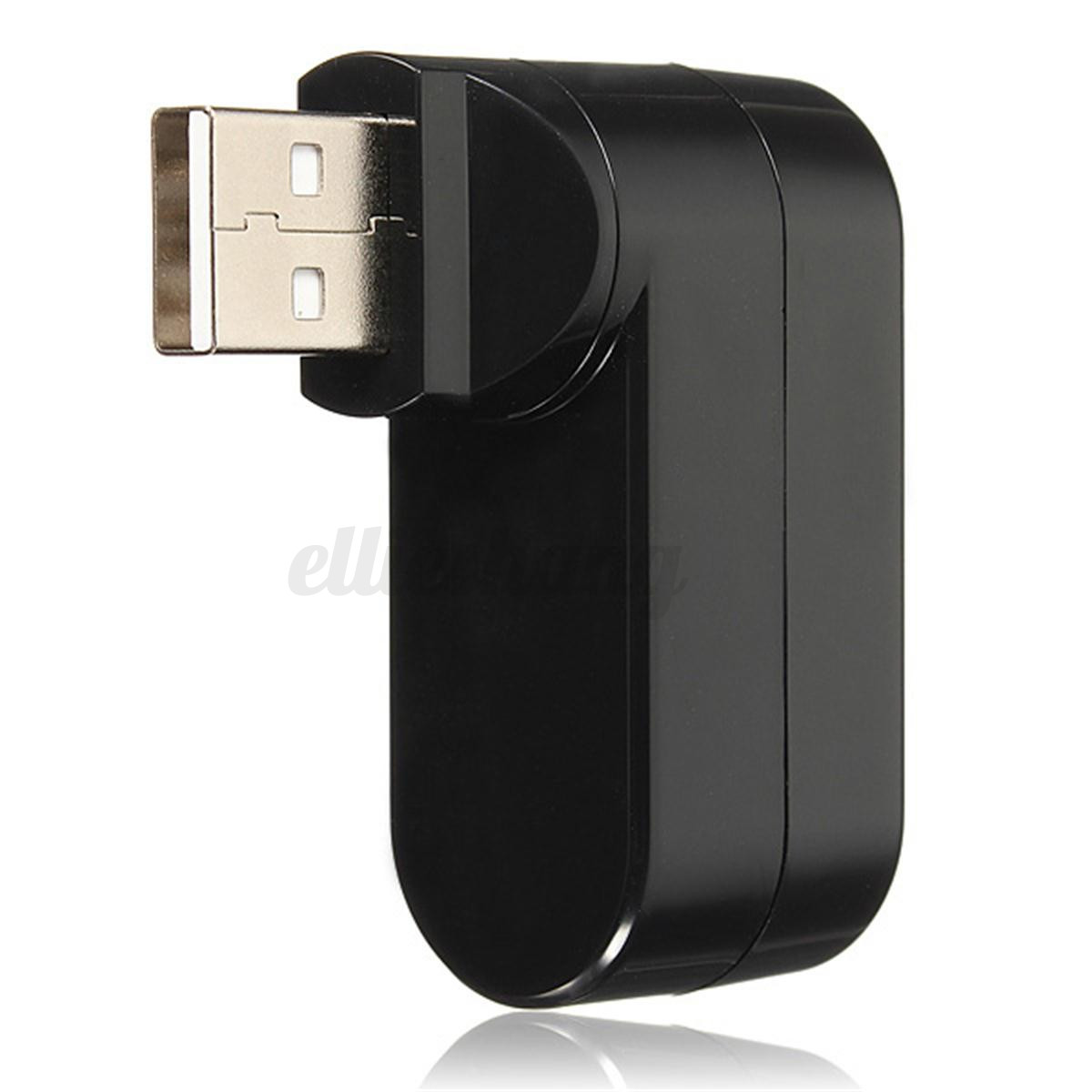 Mini 3 Port USB 2.0 Splitter Hub High Speed Expansion Adapter For Mac Win 7 XP - Picture 4 of 7