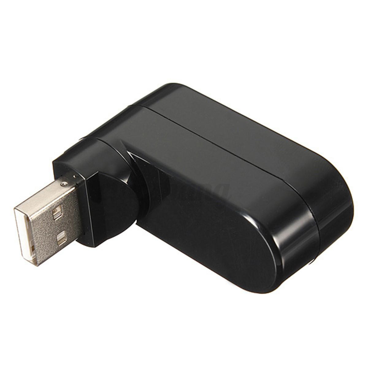 Mini 3 Port USB 2.0 Splitter Hub High Speed Expansion Adapter For Mac Win 7 XP - Picture 5 of 7