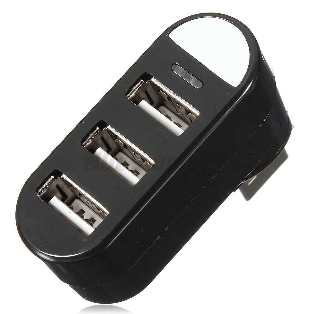 Mini 3 Port USB 2.0 Splitter Hub High Speed Expansion Adapter For Mac Win 7 XP - Picture 6 of 7