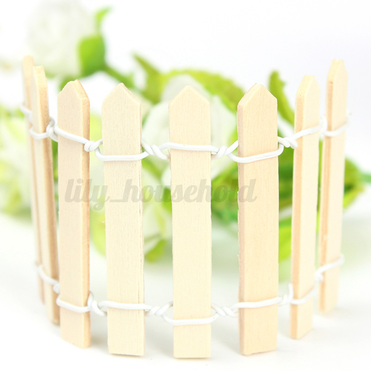 Mini Deko Lattenzaun Gartenzaun Zaun Friesenzaun Beetbegrenzung