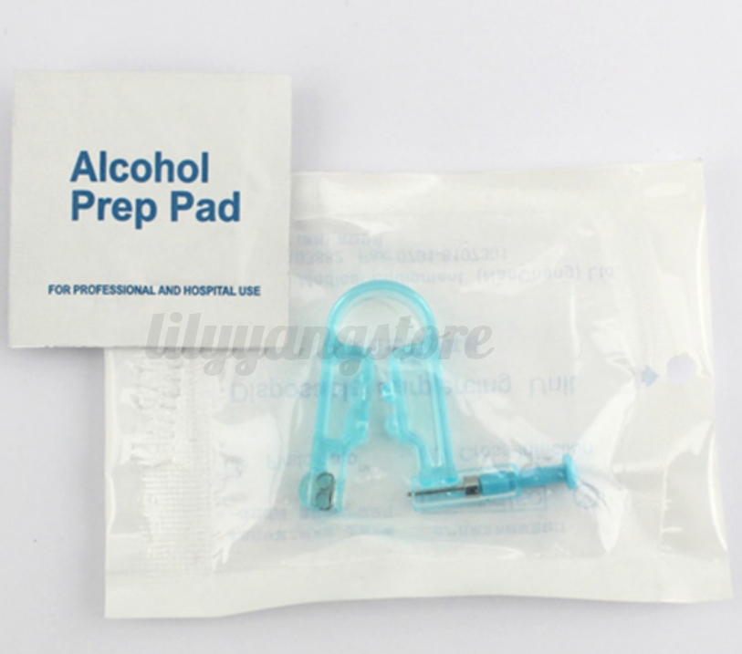 PRO 14G//16G Body Piercing Kit Needle Nipple Belly Tongue Eyebrow Nose Lip Ring