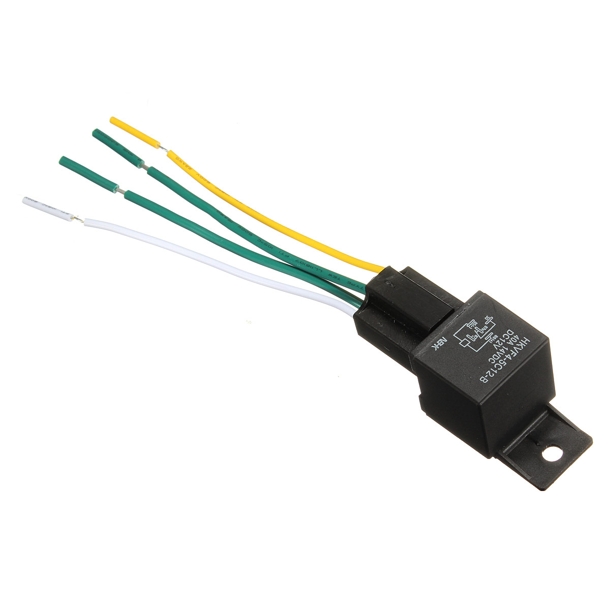 1x 12v 12volt 30a 40a Auto Automotive Relay Socket 30 Amp
