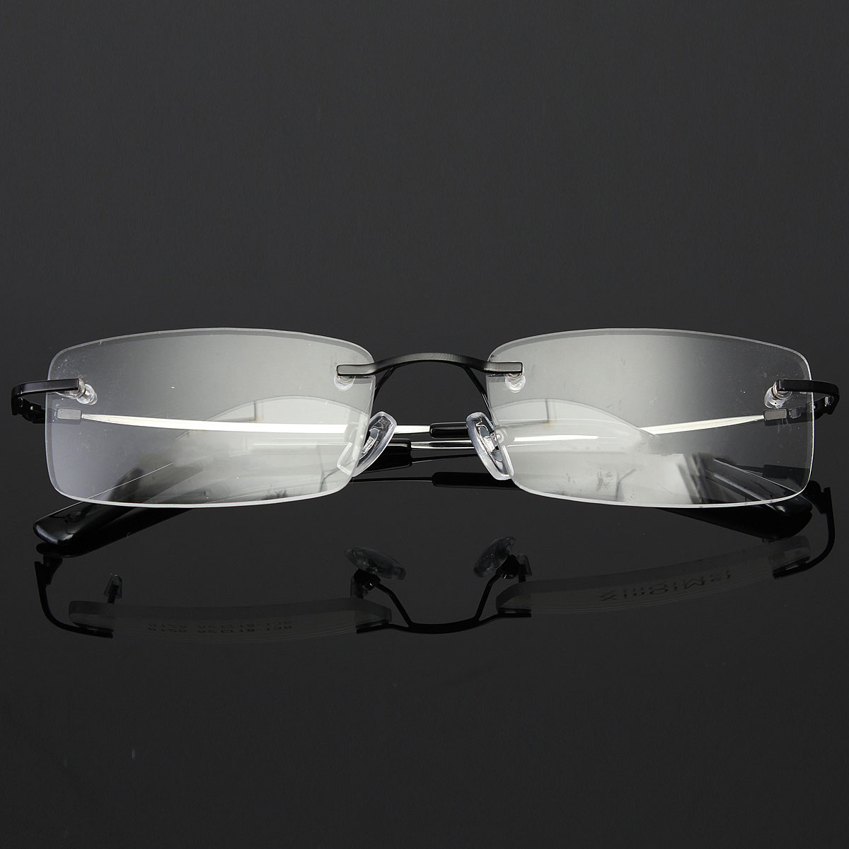 Lightweight Mens Rimless Glasses Memory Titanium ...